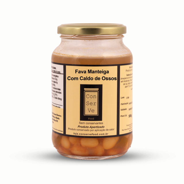 Fava Manteiga (Com Caldo de Osso Bovino) - 500g