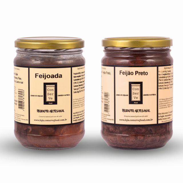 Kit Feijoada Vegana/Feijão Preto (20% de desconto)